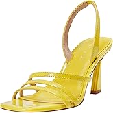 Marc Fisher Women's Nalina Heeled Sandal, Yellow 701, 9.5
