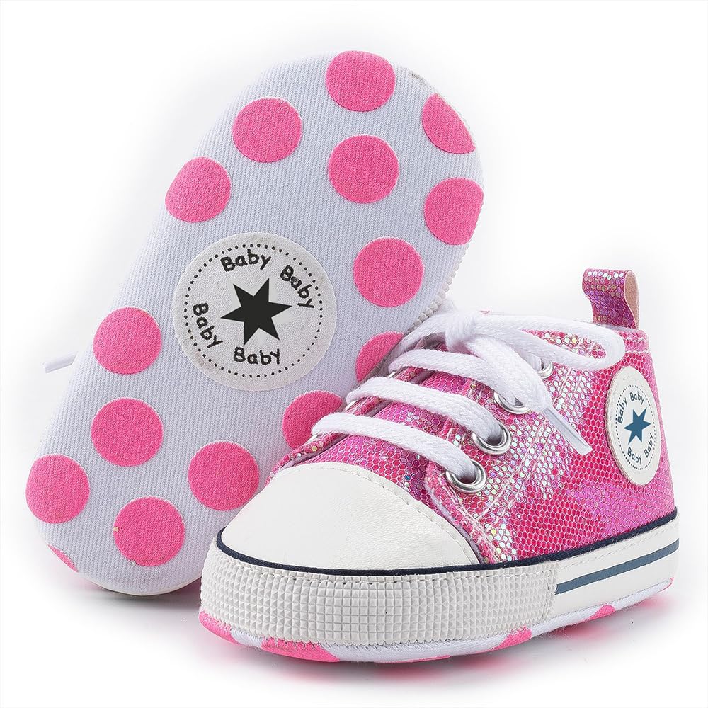 KKIIDDSS Unisex Baby Girls Boys Canvas High-top