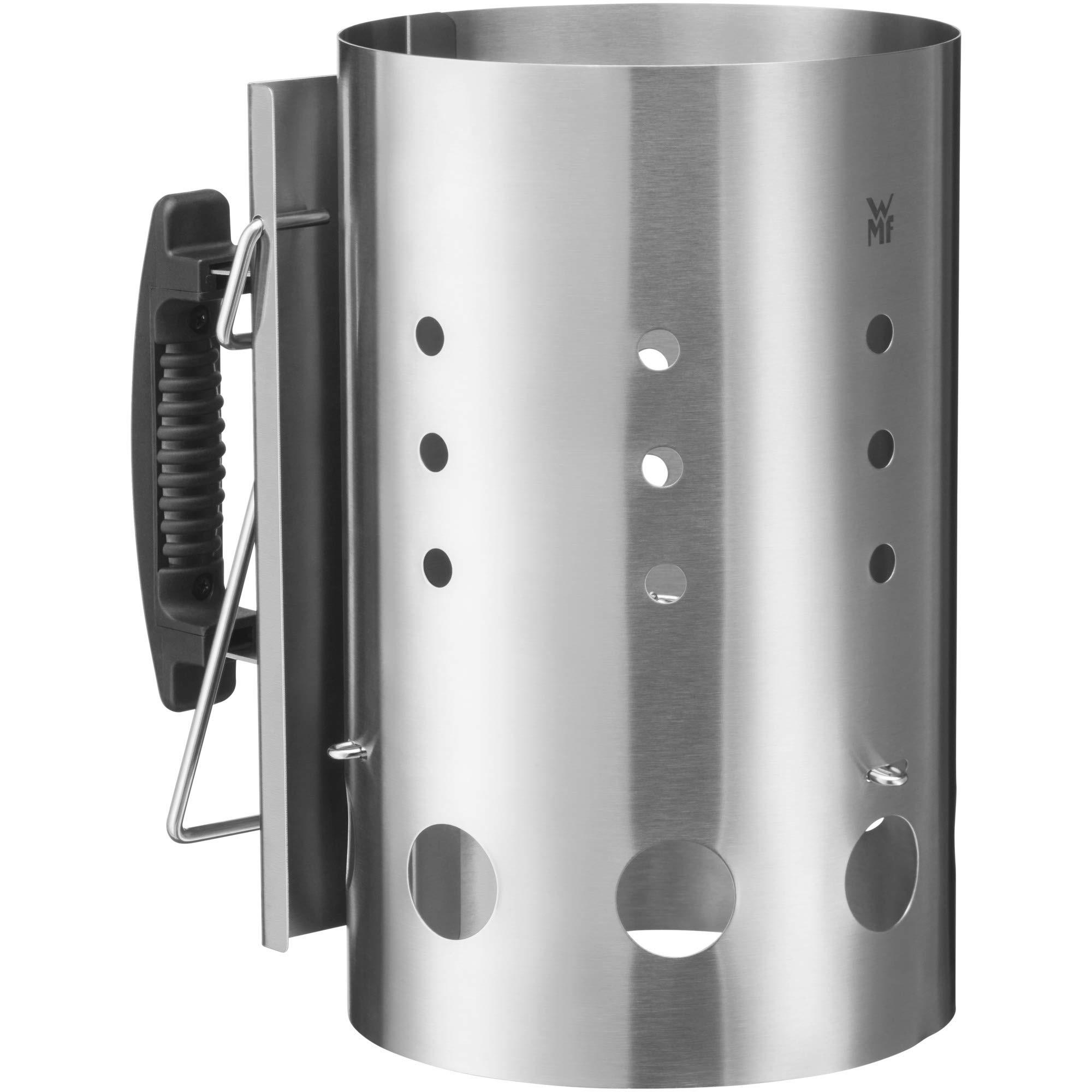 WMF BBQ Fireplace Stainless Steel 29 x 17 x 27 cm, Barbecue Fireplace for Charcoal or Briquettes, Fire Charcoal Lighter with Handle and Pouring Aid, Barbecue Fireplace Stainless Steel