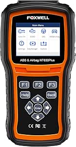 FOXWELL NT630 Plus OBD2 Scanner ABS SRS Code Reader Automotive OBD II SRS Airbag Diagnostic and ABS Brake Bleed Scan Tool