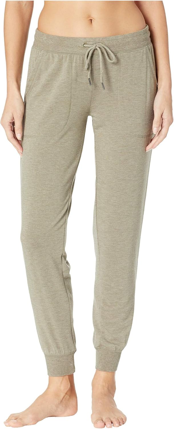 PJ Salvage Women's Lounge Jogger Pant Pajama Bottom, Olive, Medium