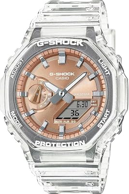 G-Shock - Relógio Multifunções Branco para Homens, Moderno, código. GA-2100BM-7A5ER
