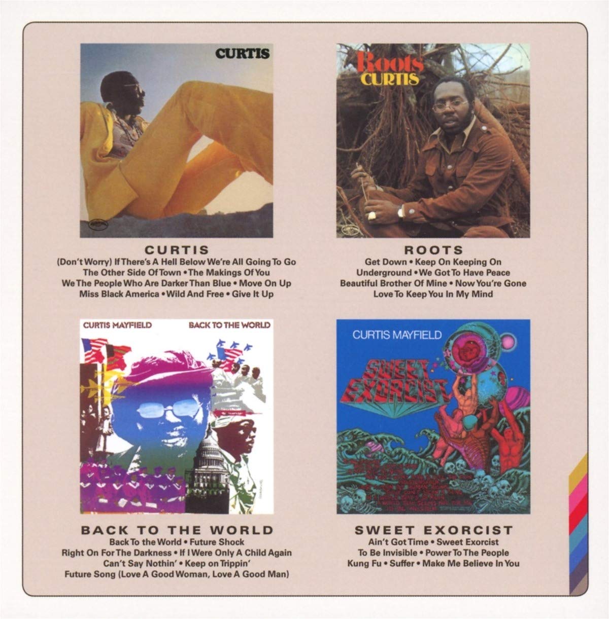 Keep On Keepin On Curtis Mayfield Studio Albums Mayfield Curtis Amazon De Musik