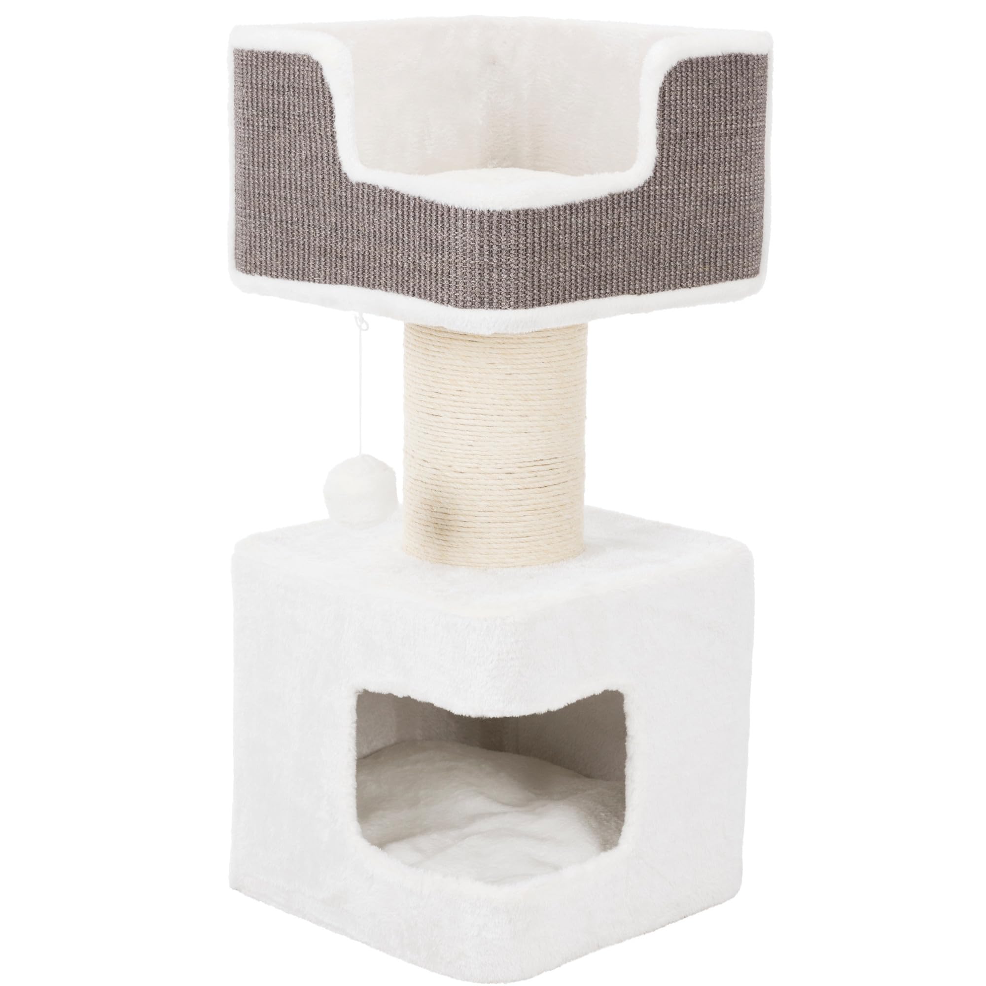 TRIXIE Ava 44668 Cat Scratching Post XXL 86 cm White/Grey