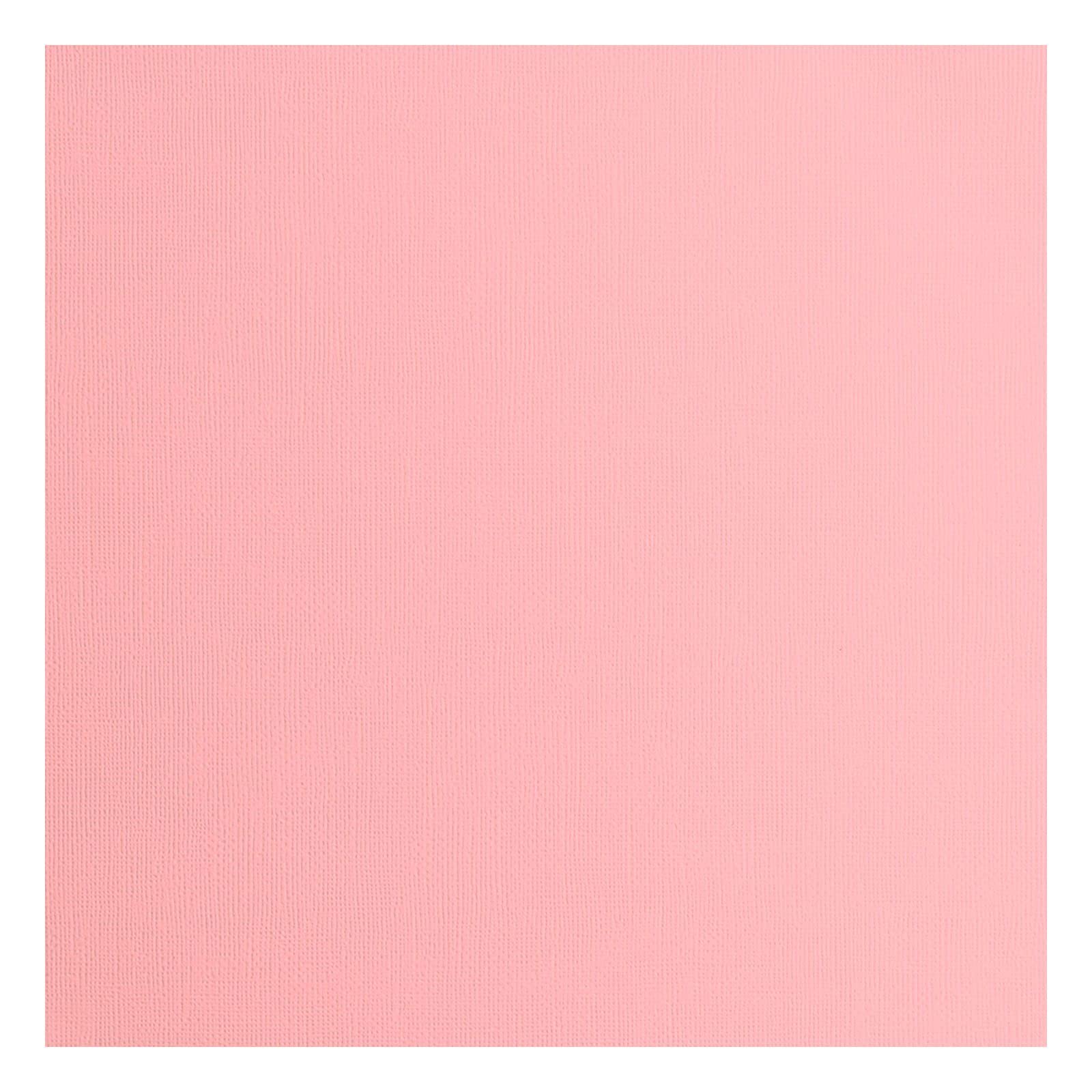 Florence Cardstock Textured - Coloured Card Making Supplies 12 x 12 inch - Pink - 20 Sheets - Coloured Paper for Scrapbooking, Card Making, Die Cutting and Paper Crafts - 216 GSM - Sweet