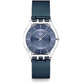 Swatch Skin Classic Biosourced Unisex Watch Casual Polymer Blue Quartz Waterproof Cool Skies