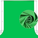 Aimosen 10 X 8 FT Green Screen Backdrop for