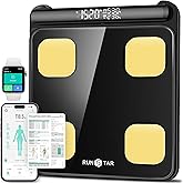 RunStar Smart Scale for Body Weight FSA&HSA Eligible, 8-Electrode Digital Bathroom Scale with BMI, Body Fat Percentage & Muscle Mass to 28 Body Composition and Printable Body Analysis Report