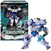 SSmall Miniforce Dinoid Warrior Transforming Dino Robot (Frozen Tiger White Dino Headbot)