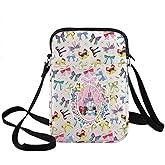 BWWKTOP Princess Vacation Crossbody Bag Theme Park Gift Princess Characters Shoulder Bag Princess Squad Merch