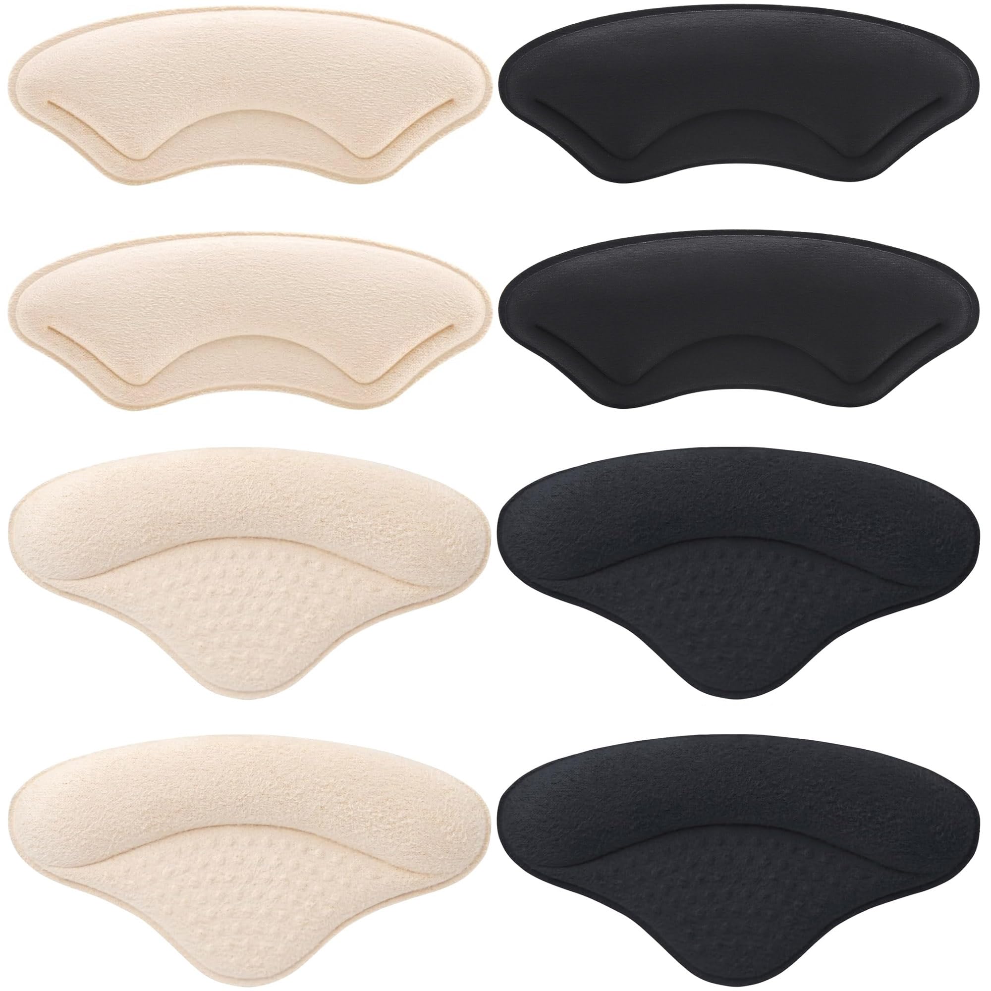 Photo 1 of 4 Pairs Heel Cushions Pads, Shoe Grips Liners Heel Protectors to Prevent Loose Shoes, Heel Pain, Blisters and Rubbing, Anti Slip Shoe Filler Make Shoes Fit Tighter