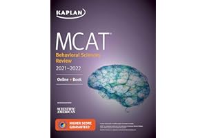 MCAT Behavioral Sciences Review 2021-2022: Online + Book (Kaplan Test Prep)