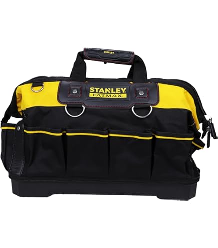 STANLEY FATMAX Open Mouth Rigid Tool Bag with Storage Compartment