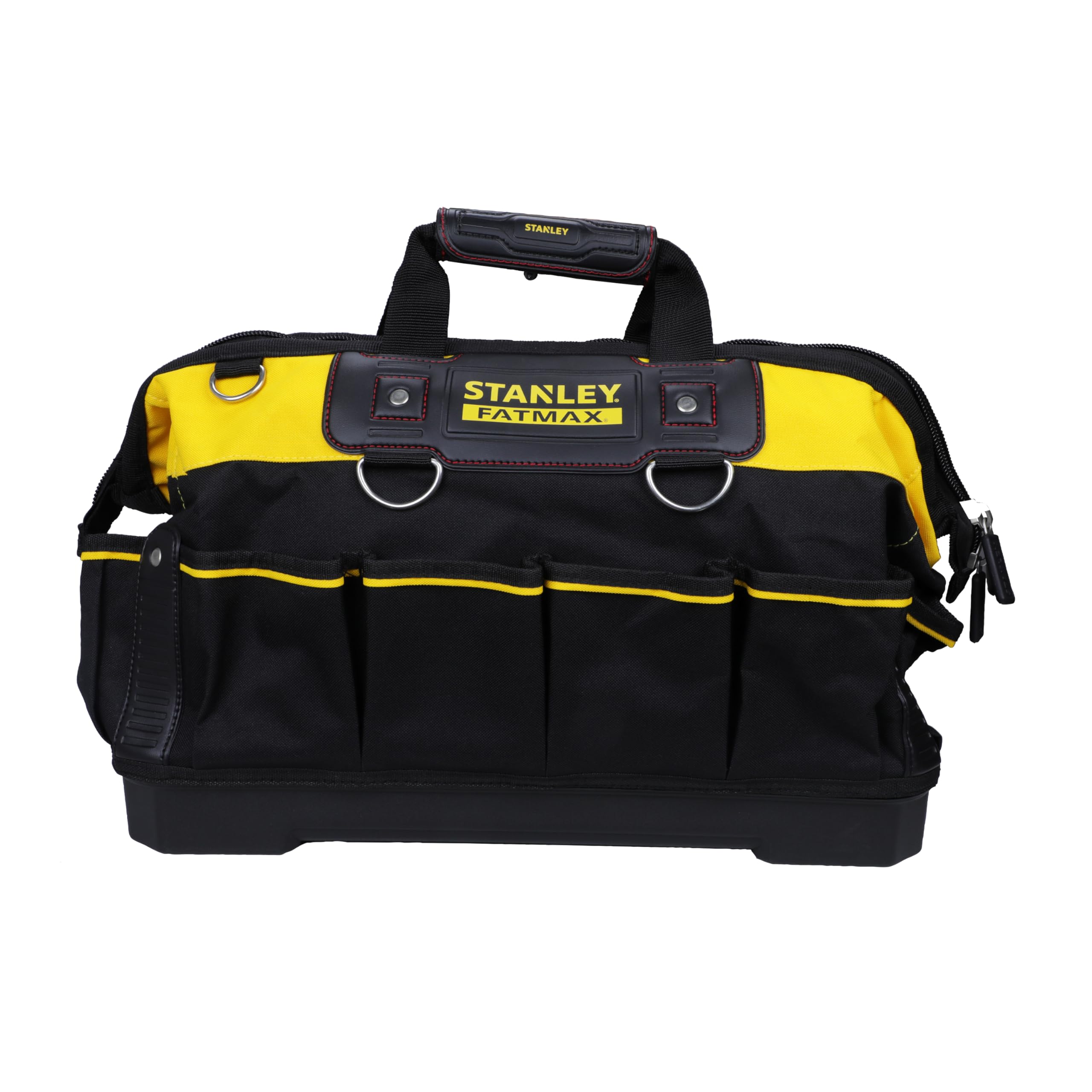 STANLEY FATMAX Technician Tool Bag, 18" Heavy Duty, Hard Waterproof Base, Multiple Pockets, Shoulder Strap, 1-93-950