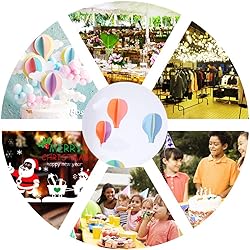 AZOWA Big Size Hot Air Balloon Decorations Blue