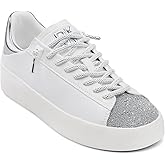 DKNY Womens Ginali Everyday Lace Up Platform Sneaker