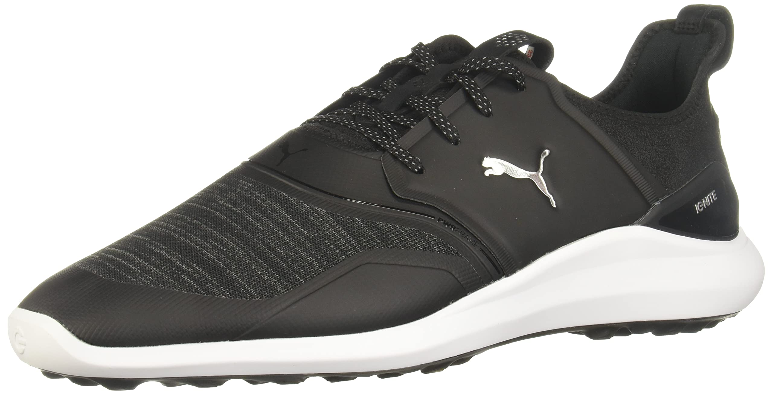 Puma Golf Men’s Ignite Nxt Lace Golf Shoe, Puma Black-Puma Silver-Puma White, 13 M US