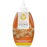 Wilton Cookie Icing, Fast-Drying Squeeze Bottle Icing for Decorating Sugar Cookies &amp; Gingerbread, 7.5 oz., Orange, Packaging May Vary