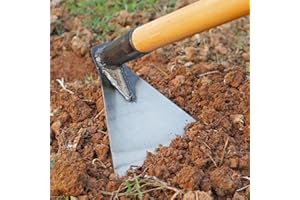 Heavy-Duty Steel Farm Gardening Weeding Hoe Head,Garden Hoe for Weeding,Heavy-Duty Steel Shovel, Adjustable Tillage Hoe,Long-