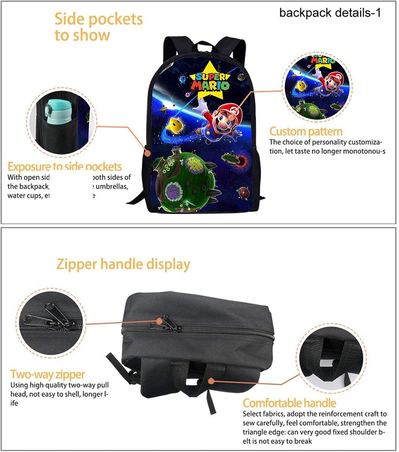 Kids School Backpack Space Travel Daypacks Bookbag Perfect Size Travel Bag For Girls Boys