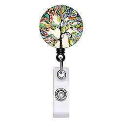 Retractable ID Badge Holder Nurse Badge Reels with
