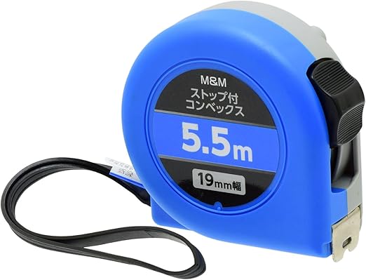 Amazon 高儀 M M コンベックス ストップ付 ブルー 19mm幅 5 5m Diy 工具 ガーデン