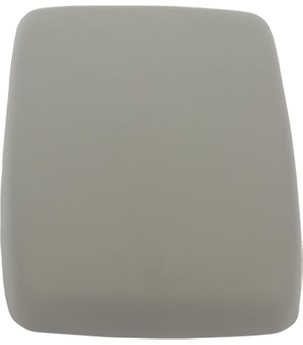 Leather Center Console Armrest Lid Cover For Toyota Highlander 2008-2013 - Gray PU