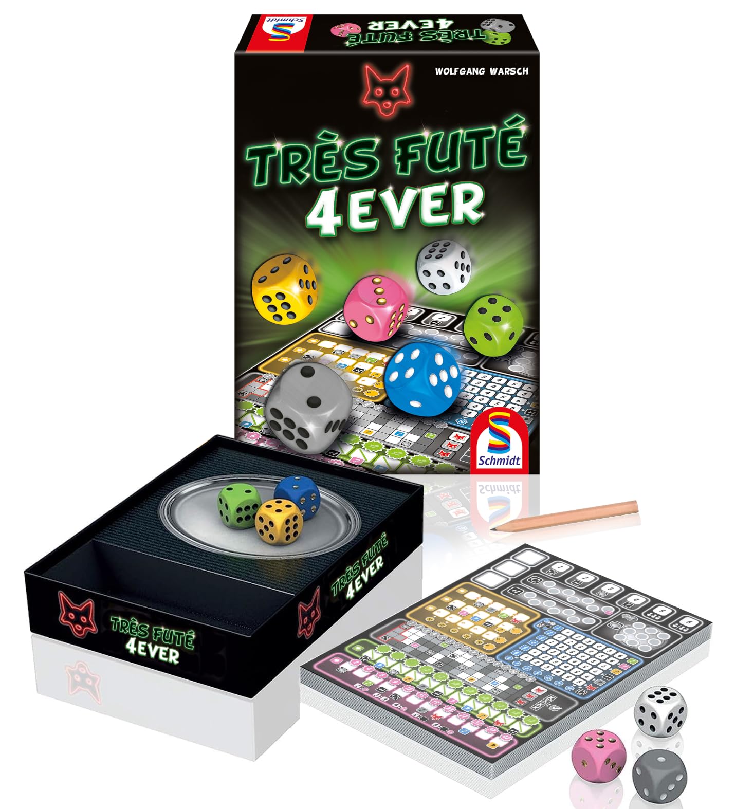 Tres futé 4-ever - Jeux de Société - SCHMIDT SPIELE - Profitez indéfiniment des défis de ce jeu de dés passionnant !
