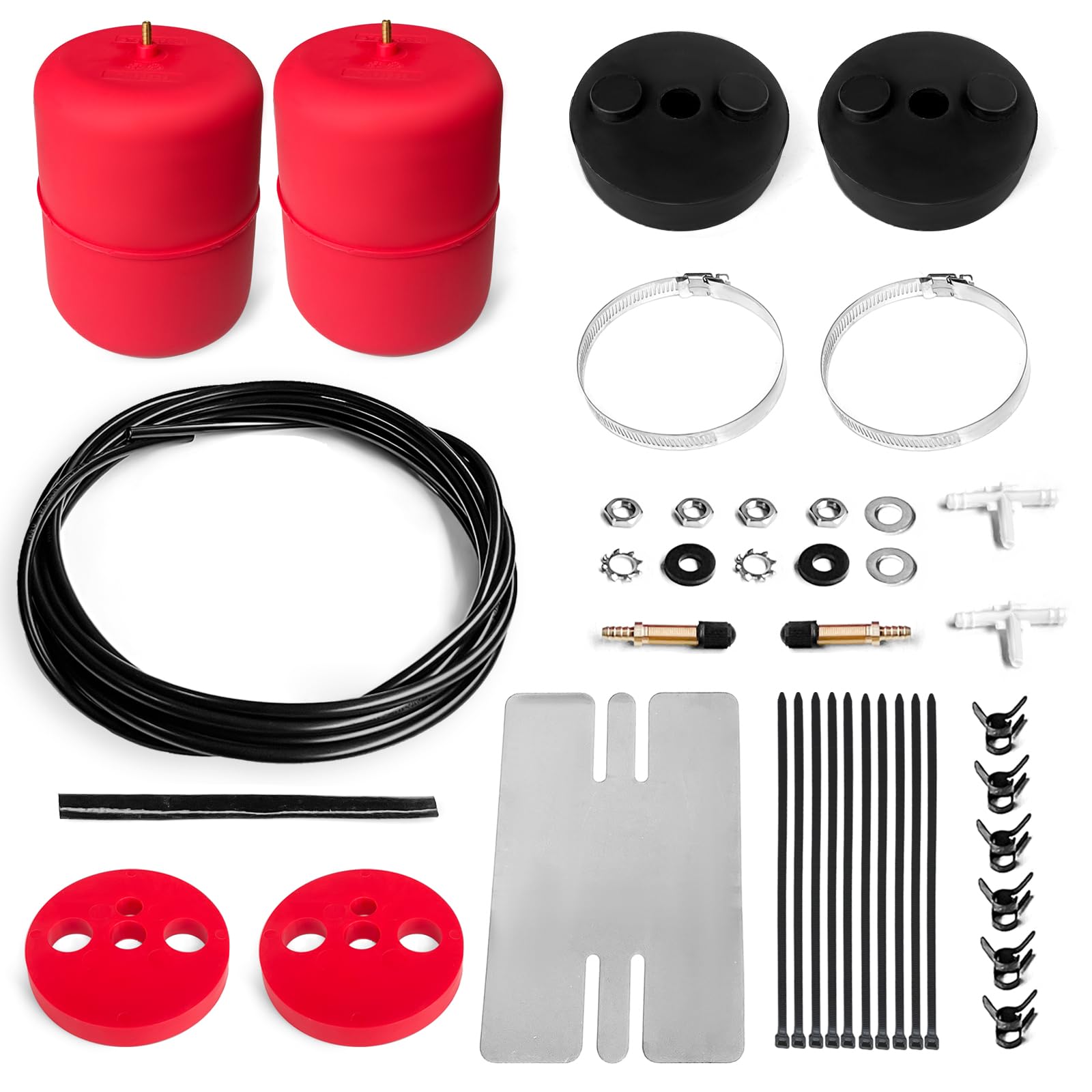 Photo 1 of KEIYSHOLCK Rear Air Spring Bag Suspension Kits Fit for Jeep-p Wrangler JL 2018-2024 Rear Air Ride Helper Spring Kit Part OEM Replacement with Airlift 60829