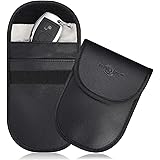 MONOJOY Faraday Key Fob Protector Signal Blocking Pouch Bag, Faraday Bag RFID Key Fob, Fob Guard Keyless Entry Remote RFID, A