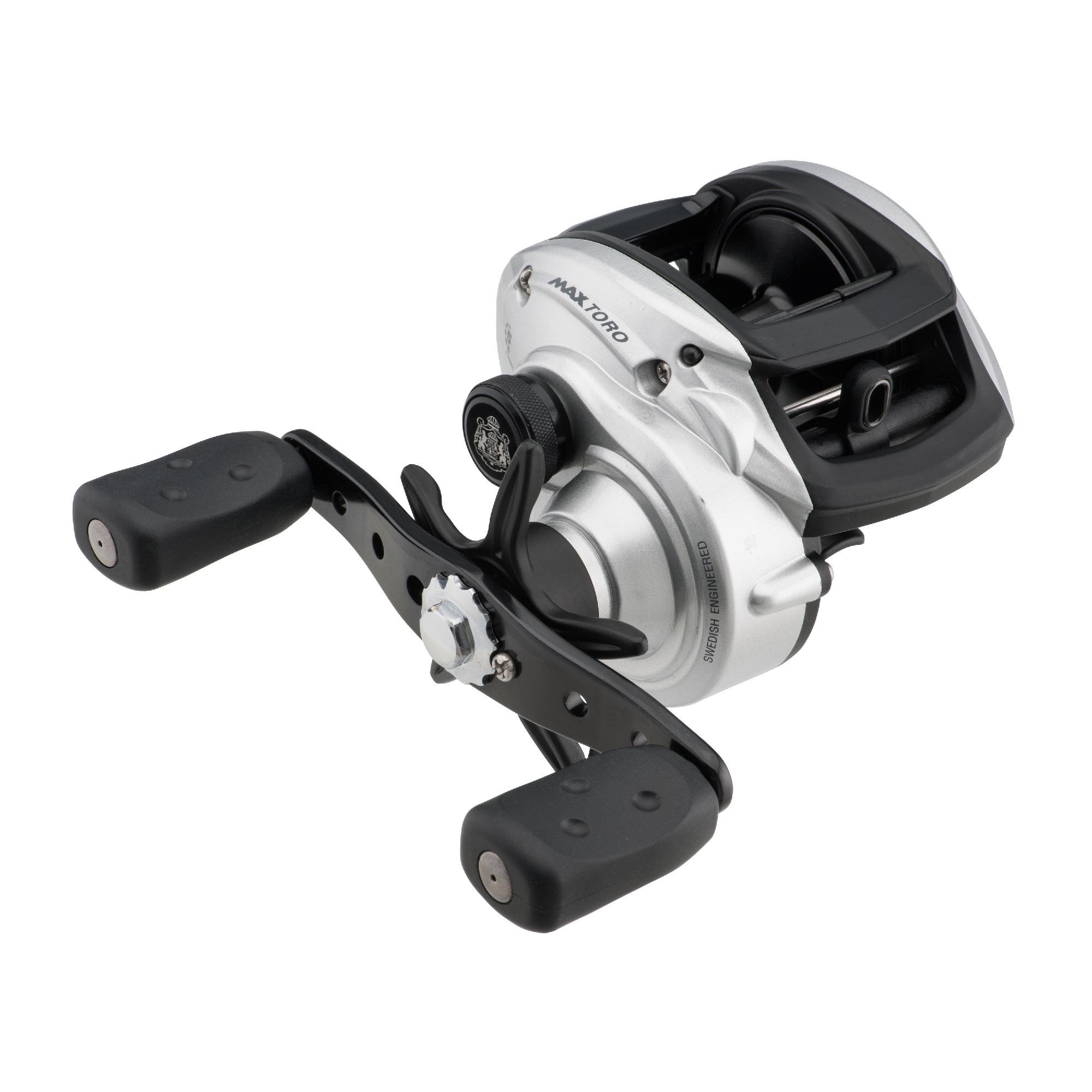 Abu Garcia MaxToro Low Profile Bait Casting Reel - Heavy Duty for Large Jerkbaits, 4+1 Bearings, Large PVC Knobs - Pike Fishing