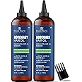 Botanic Hearth 100% Pure Rosemary Oil for Hair Growth (6.7 fl oz, Pack of 2) | Infused with Biotin, Jojoba Oil & Castor Oil | Hair Strengthening Treatment | Nourishing & Volumizing | Non GMO Verified