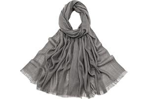 Canxiaoba Women's Summer Scarf Lightweight And Soft Bamboo Cotton Headscarf