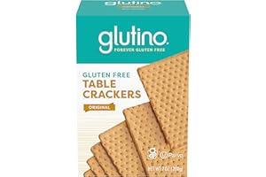 Glutino Gluten Free Table Crackers, Premium Squares, Original, 7 oz