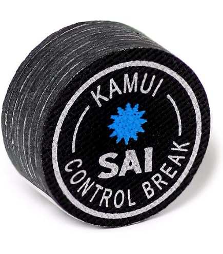 Pointe De Queue De Billard KAMUI Black Transparent – 1 Unité – Cuir Tanné Végétal, Résistance à L’humidité – Fabriqué Au Japon