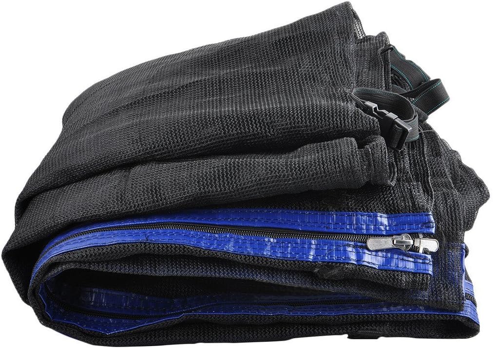 BPS Trampoline Replacement Safety Enclosure Net for Arched Supports or Straight Poles Round Frame Trampolines (Various Sizes, Net Only)
