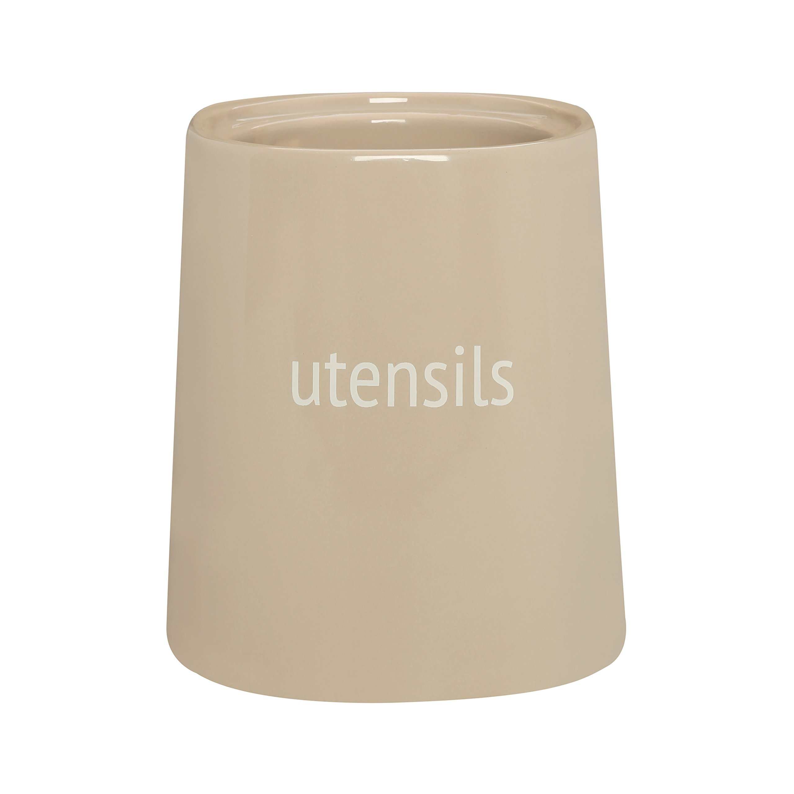 Premier Housewares Fletcher Utensil Jar - Beige