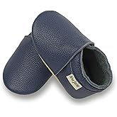 Mejale Baby Infant Toddler Shoes Slip-on Soft Sole Leather Moccasins Pre-Walkers