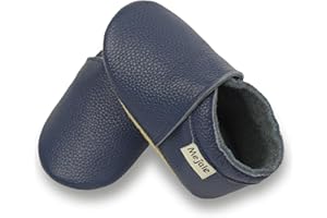 Mejale Baby Infant Toddler Shoes Slip-on Soft Sole Leather Moccasins Pre-Walkers