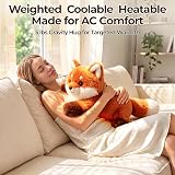 Mewaii Weighted Teddy Fox Plush Heated 2.3kg Cloud-Soft Texture view 3