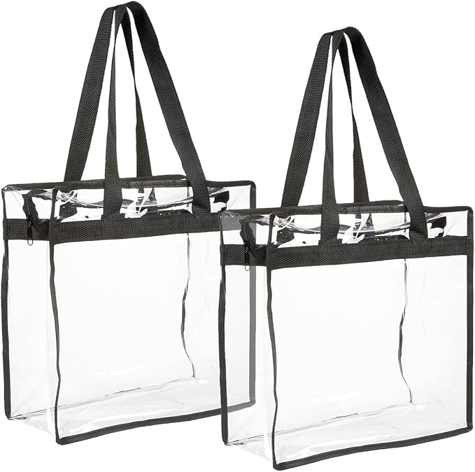 Stadium Approved Clear Tote Bags (2 Pack) Clothing