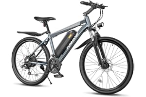 Funhang Electric Bike for Adults, 1000W Peak Ebike, 50Miles 21.7MPH Electric Mountain Bike, 26" Adult Electric Bicycle with 48V Removable Battery, Adjustable Stem, Fenders, 21 Speed, UL 2849 Certified