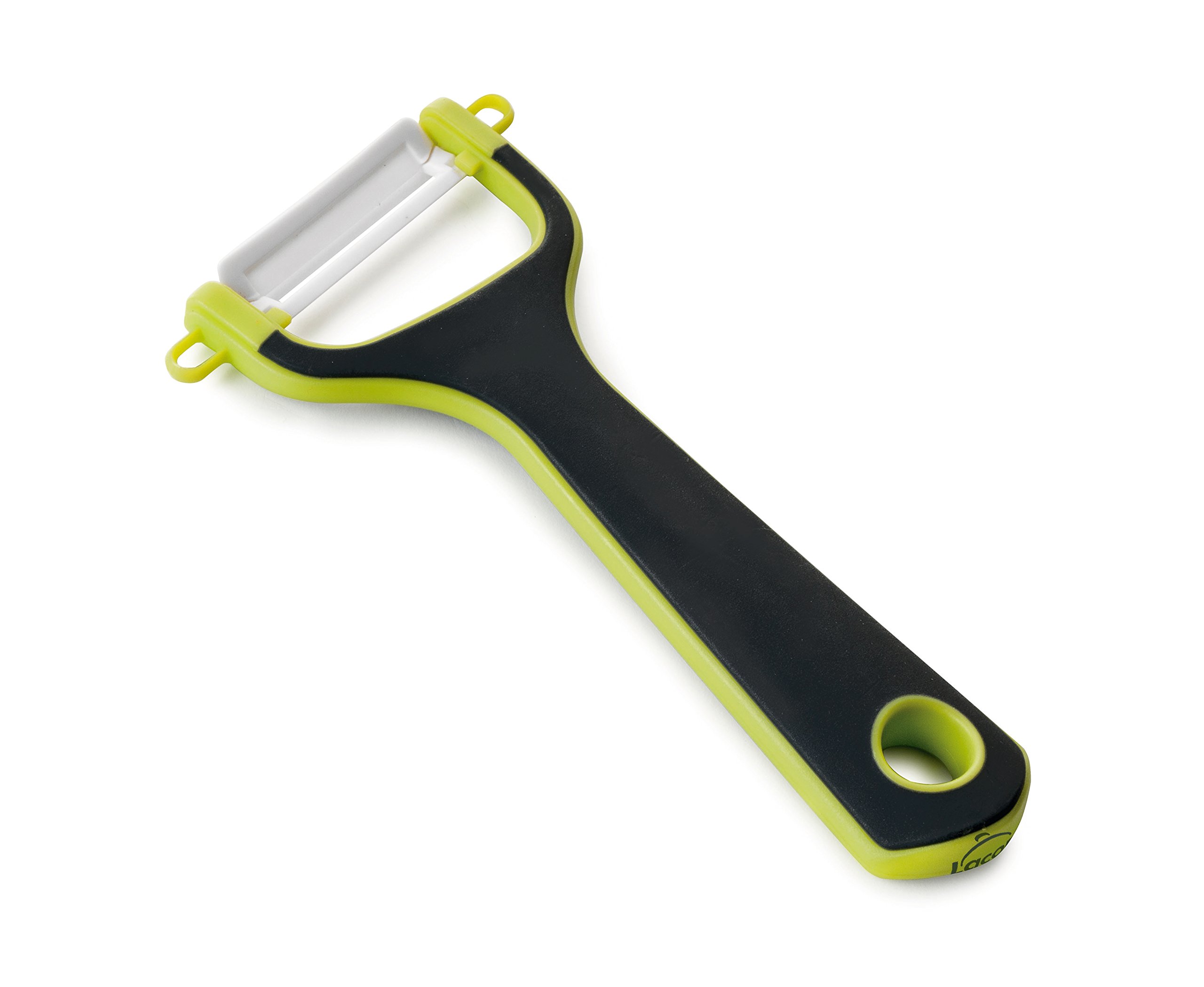 Lacor Ceramic Peeler Y, Green, 16.5 x 8.5 x 30 cm