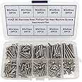 HVAZI M3 Stainless Steel Phillips Flat Head Machine Screws Assortment Kit