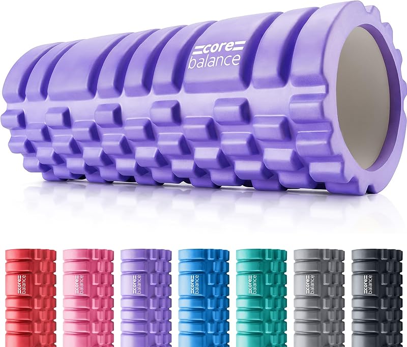 Core Balance Grid Foam Massage Roller 14x33 cm EVA Body Recovery