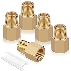 Ailbiuko Brass Pipe Fittings,1/8" NPT Thread Male x