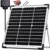 Callsun 20W Solar Battery Charger & Maintainer, 12V Waterproof Trickle Charger Kit with IP68 Intelligent Controller, Overcharge & Reverse Protection for Car, Boat, RV, Motorcycle, Trailer, Truck
