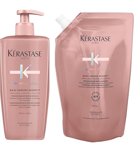 Kérastase Chroma Respect シャンプー & セラム セット Amazon.com: Kerastase Chroma Absolu Chroma Respect Shampoo