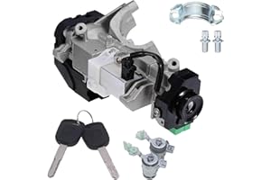Ignition Switch Lock Cylinder Assembly Compatible with Honda Accord CRV Odyssey FIT 06350-SAA-G30 35100-SDA-A71 CHENHO 2003 2004 2005 2006 2007 2008