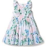 Janie and Jack Girls Floral Spring Dress (Toddler/Little Kid/Big Kid)